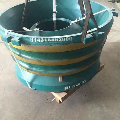 Gietverwerking Type mantel en concave voor GP300 kegelbreker vervangende onderdelen