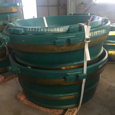 Gietverwerking Type mantel en concave voor GP300 kegelbreker vervangende onderdelen