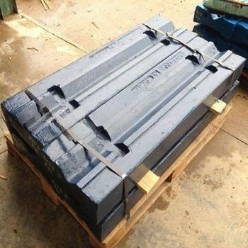 Hoogchroomblaasbalk voor steenbreker Gewicht 500 kg Machine type breker