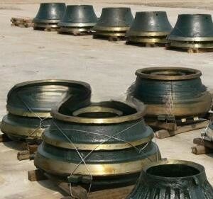 52 SBS Kegelcrusher Spare Parts Bowl Liner Concave en mantel gebruikt voor de mijnbouw van erts