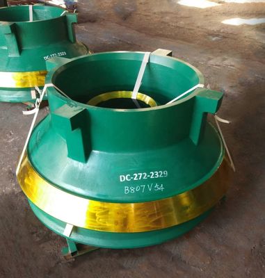 52 SBS Kegelcrusher Spare Parts Bowl Liner Concave en mantel gebruikt voor de mijnbouw van erts