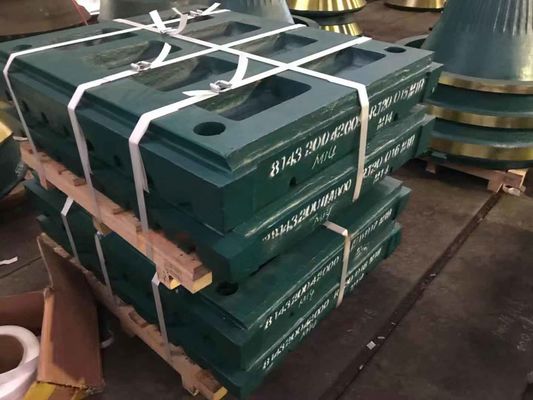 Op maat gemaakte kaakplaat voor C116 C120 C125 kaakcrusher