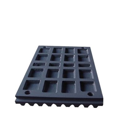 1000 kg gewichtscrusher C125 kaakcrusher slijtage delen kaakplaat voor mijnmachine EN124 standaard