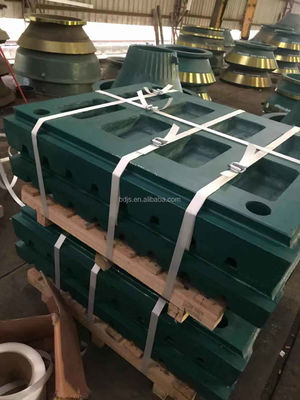 Machinaal type van de breekmachine High Manganese Steel Wear Parts Mn18Cr2 Jaw Plate voor C80 Jaw Breaker