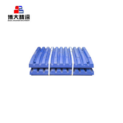 Machinaal type van de breekmachine High Manganese Steel Wear Parts Mn18Cr2 Jaw Plate voor C80 Jaw Breaker