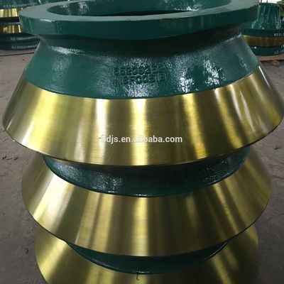 Ontwerp Mn18Cr2 Concave en mantel voor HP100 HP200 HP300 Stone Cone Crusher Spare Parts
