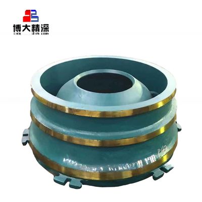 Spareonderdelen van de Manganese Steel Cone Crusher Machine Mn18Cr2 Mantel Concave en Bowl Liner