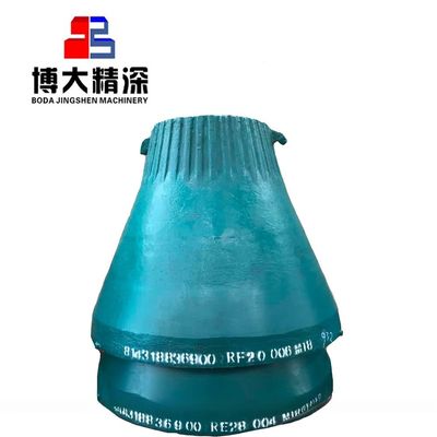 Spareonderdelen van de Manganese Steel Cone Crusher Machine Mn18Cr2 Mantel Concave en Bowl Liner