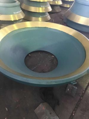 Hoogmanganes staal Concave Bowl Liner voor Symons Stone Crusher 1000 KG Gewichtslimiet