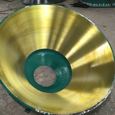 Langdurige HP500 Crusher Bowl Liner in Mn18Cr2 materiaal voor aangepaste slijtagelementen