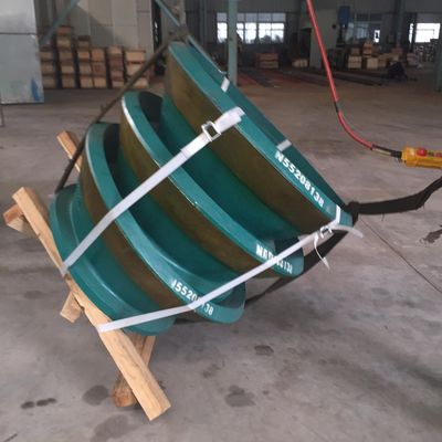 Toepassen op breekmachine HP500 kegelbreker slijtage onderdelen mantel en schaal voering voor mijnbouw machine