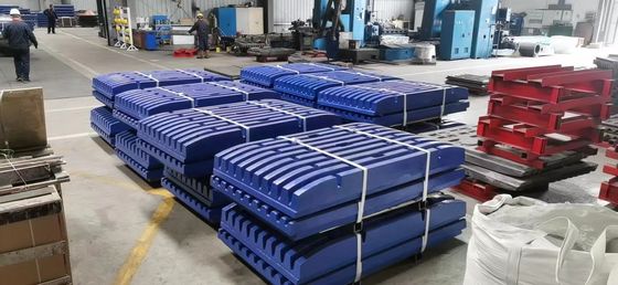 Hoge mangaanstaal kaakplaten voor breekmachine proces smeden bewerking oppervlaktebehandeling