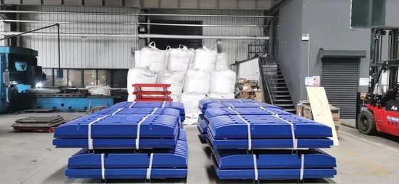 Hoge mangaanstaal kaakplaten voor breekmachine proces smeden bewerking oppervlaktebehandeling