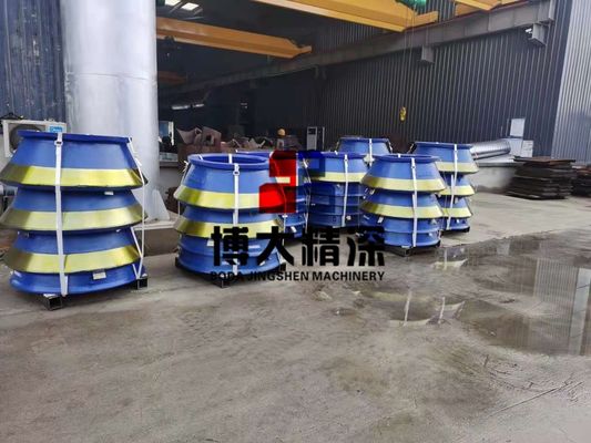 Op maat gemaakte slijtage-onderdelen voor hoogmanganekoencrusher voor HP500 GP550 Machine Type Crusher