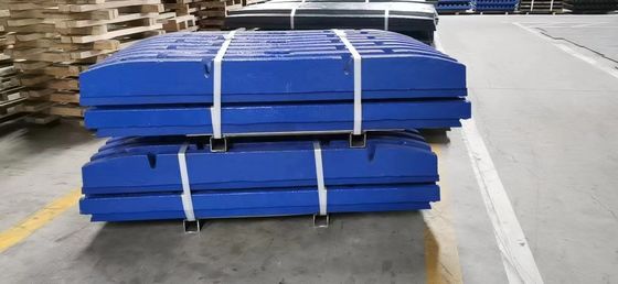 Verwerking van gietstukken Tipe kaakplaat Verplaatsbaar voor hoogmanganstaal C125 kaakbreker