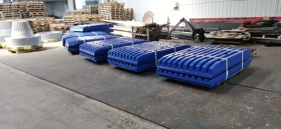 Verwerking van gietstukken Tipe kaakplaat Verplaatsbaar voor hoogmanganstaal C125 kaakbreker
