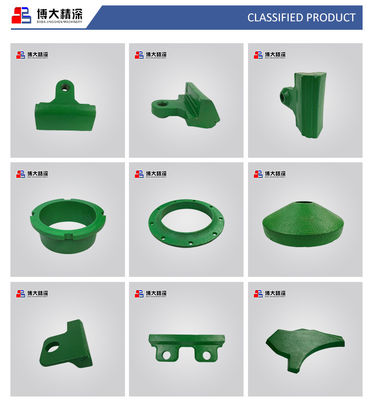 Controle Inspectie VSI Crusher Rotor Tip Set voor mijnbouw Breaking Spare Parts als u nodig heeft