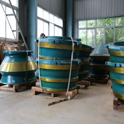 Steenbreker voor energie-mijnbouw HP200 Kegelbreker slijtageonderdelen Bowl Liner met gewicht KG 1000