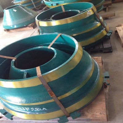 Steenbreker voor energie-mijnbouw HP200 Kegelbreker slijtageonderdelen Bowl Liner met gewicht KG 1000