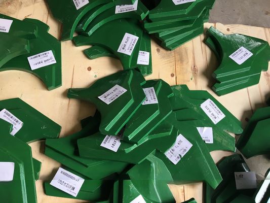 Ertsmijnbouw Mijnbouwmachine slijtageonderdelen VSI-breker Onderaf slijtageplaat B7150SE