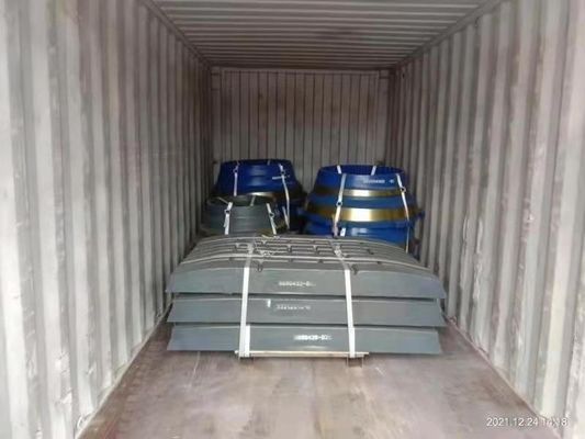 Vervaardiging en verwerking van gepersonaliseerde hoogmanganes staal kaakcrusher slijtagelementen kaakplaat CJ411