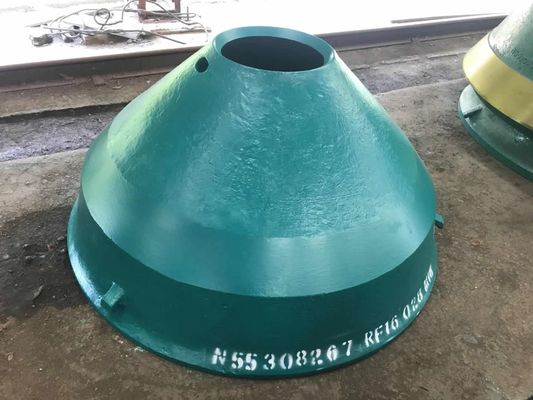 GP300 Hoogmanganeseconusbreker voor mijnbouw Concave mantel Bowl Liner Spare wear parts