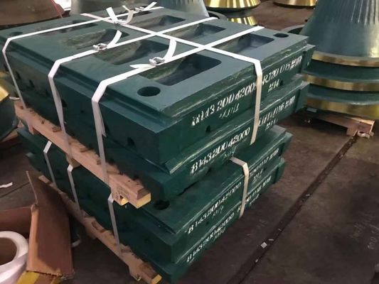 Hoge mangaan-koppelplaat voor de koppelbreker in de brekerijindustrie