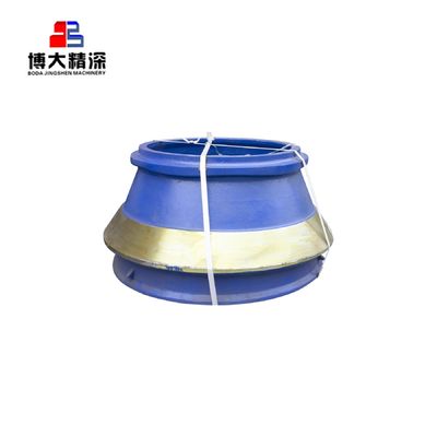 Aanpasbare HP500 HP700 HP800 Cone Crusher Concave Wear Parts Gepersonaliseerd ontwerp