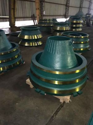 ISO-standaard met hoog mangaan GP300 GP300S Cone Crusher Spare Parts Bowl Liner voor het breken