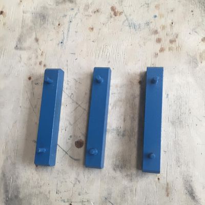 Standaard klant specificatie VSI slagcrusher reserveonderdelen Carbide back-up tip set CV129