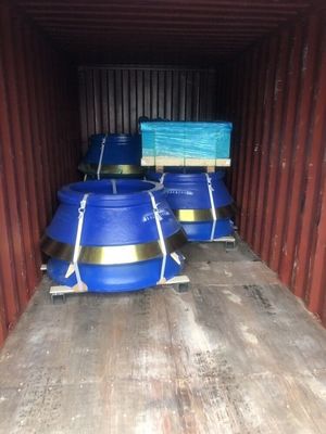Op maat gemaakte OEM-producten Mantle en Bowl Liner Cone Crusher slijtagelementen HP400
