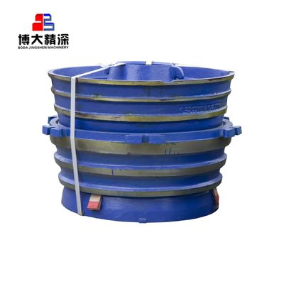 GP300 Cone Crusher Parts Mn18cr2 Concave Ring Mantle Bowl Liner met smeden