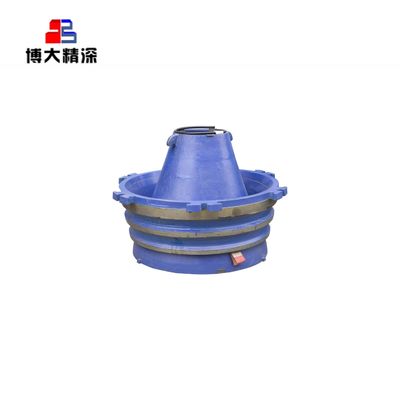 GP300 Cone Crusher Parts Mn18cr2 Concave Ring Mantle Bowl Liner met smeden