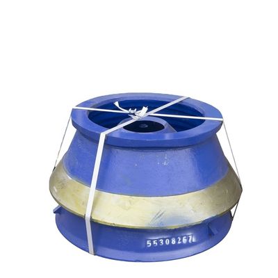 Deeltjes van de crusher bowl liner mantel OEM Mn18 Cr2 legering slijtage voor energie-mijnbouwverwerking