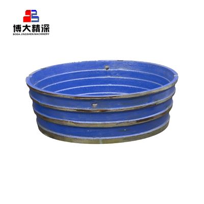 GP500 Kegelbreker Hoog mangaanstaal Concave Bowl Liner voor maximale slijtagefficiëntie