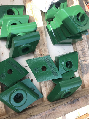 Boor- en draadvorming Carbide Rotor tips Set holte slijtage plaat voor VSI crusher onderdelen