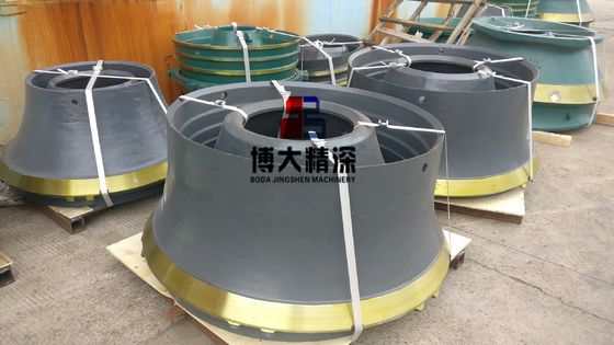 Aanvaardbaar OEM CH430 High Manganese Cone Crusher Wear Parts Mantel en Concave voor Ertsmijnbouw