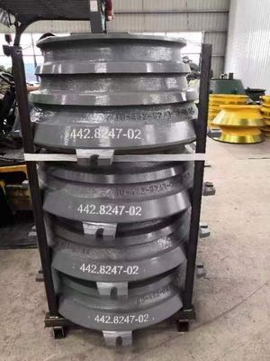 EN124 Standaard Concave en Mantle Cone Crusher Parts High Manganese Cast CH660 CH870