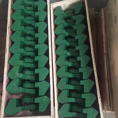 Deeltjes van de breekmachine VSI B9600 Rotor Tip Set Stone Impact Wear Part voor de breekmachine