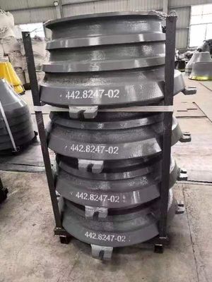 Mantle Concave Bowl Liner voor CS440 Cone Crusher Essential Mining Machinery Parts