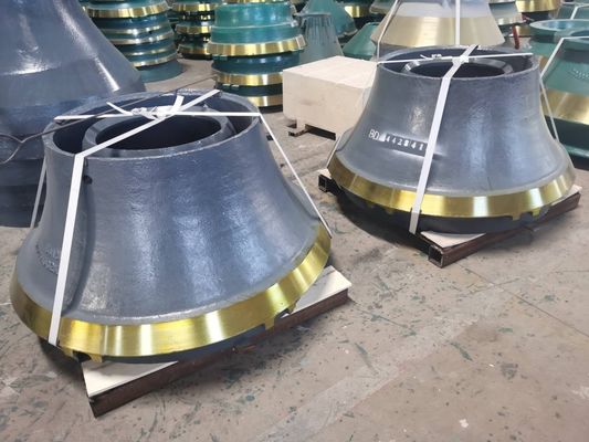 Eenmalige oplossing CH870 CH880 Kegelbreker Concave Mantle Bowl Liner Gewicht KG 999