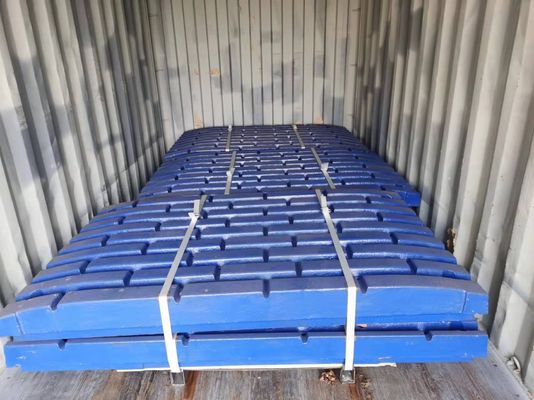 Kleurrijke C100 hoogmanganes staal kaakplaat voor slijtage en onderdelen van mijnmachines