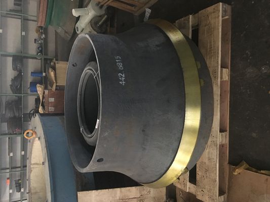 Onderdelentekeningen van hoog mangaanstaal voor CS420 kegelbreker concave mantelkomvoering