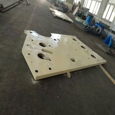 Deeltjes voor de vernieling van de kaakstenen Steenkegelvernieling Deeltjes voor zijplaten Gewicht 100 kg