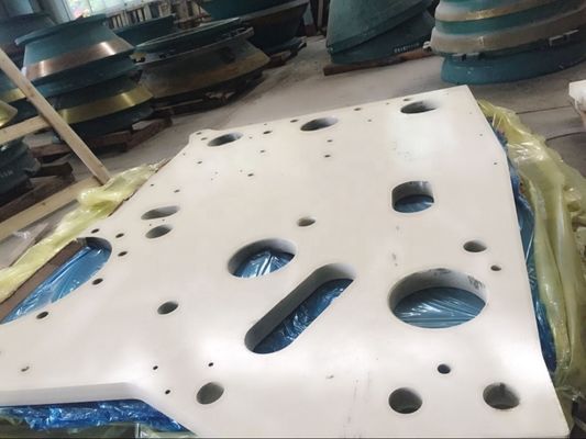 Deeltjes voor de vernieling van de kaakstenen Steenkegelvernieling Deeltjes voor zijplaten Gewicht 100 kg