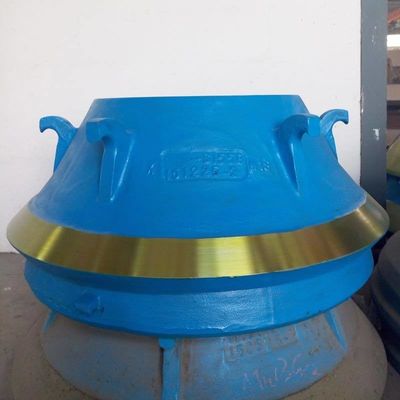 TEREX Cone Crusher Mantle Bowl Liner slijtagelementen voor de mijnbouw van erts in kleurrijke variaties