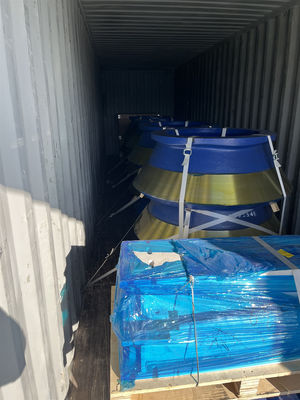 HP400 HP500 Cone Crusher Mn13cr2 Bowl Liner Mantle Concave voor wereldwijde markt uitbreiding