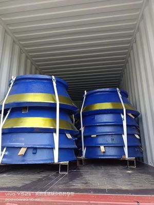 Long Life Cone Crusher Spare Parts Mantle Concave Bowl Liners voor energie-mijnbouwbehoeften