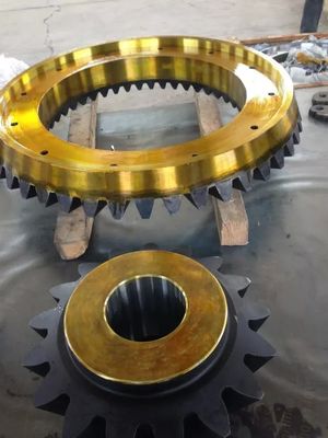 100 kg gewicht aandrijving versnelling paar voor zware werkzaamheden mijnbouw steen kegelbreker