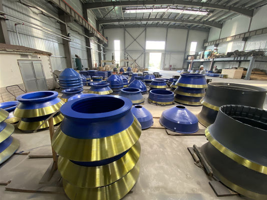 Vernietigers Spare wear parts Mantle Concave Bowl Liner voor Stone Cone Crusher